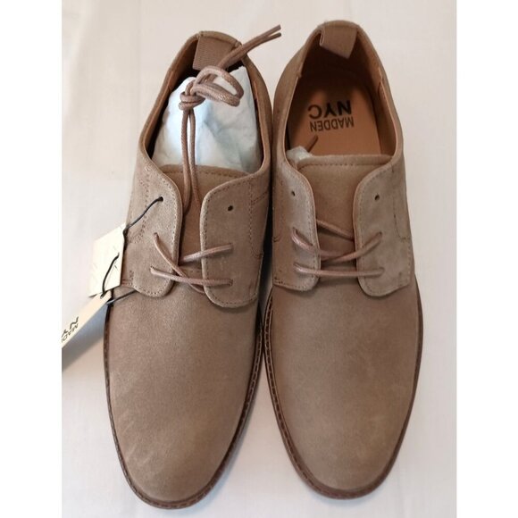 Madden NYC Terry Oxford Dress Shoes Men’s Taupe Lace-Up Size 11.5 New in Box - Picture 7 of 8
